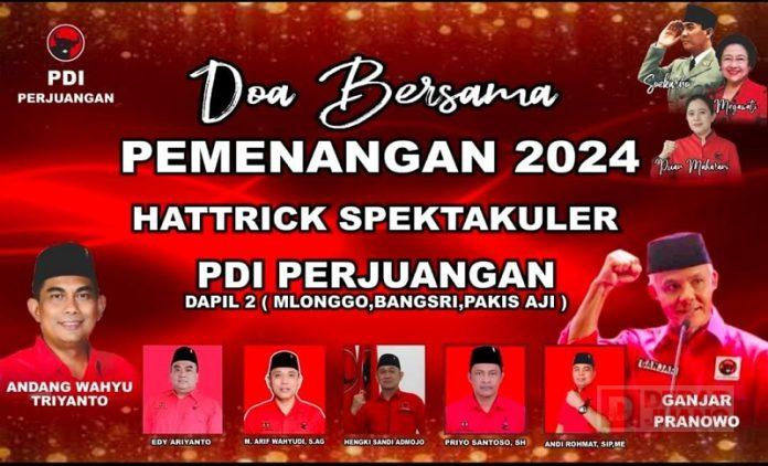 Target Menang Spektakuler, Bacaleg Dapil Jepara 2 Launching Posko Pemenangan
