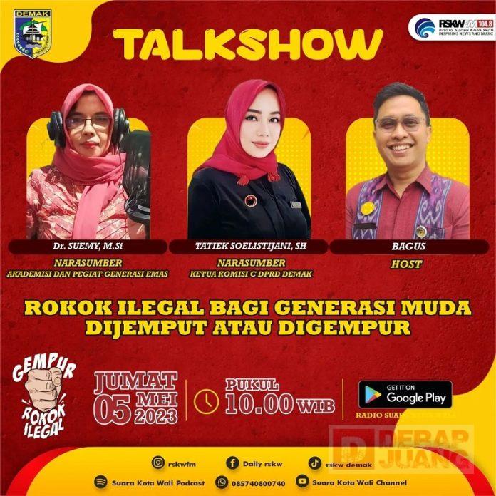 Tatiek Memberikan Pemahaman Utuh Bagaimana Menyikapi Peredaran Rokok Ilegal