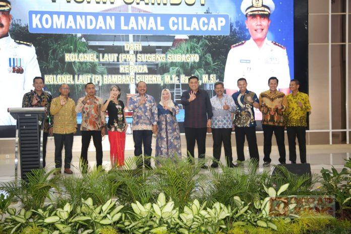 Taufik Nurhidayat Hadiri Malam Pisah Sambut Danlanal Cilacap