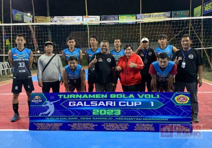 Tingkatkan Semangat Pemuda, Erin Vincia Dora Gelar Turnamen Galsari Cup