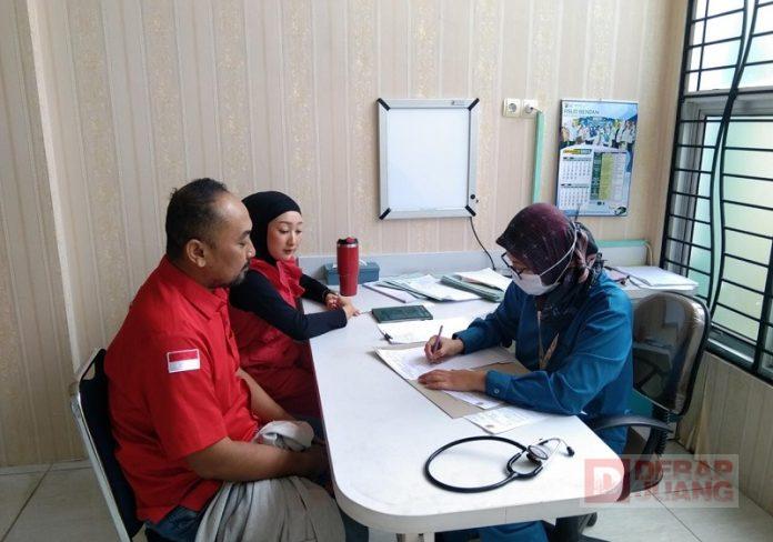 38 Bacaleg dari DPRD Kota, Provinsi, dan RI jalani tes kesehatan di RSUD Bendan.