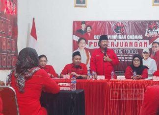 MG. Marhaenismanto resmi jadi Ketua DPC PDI Perjuangan Kabupaten Tegal.