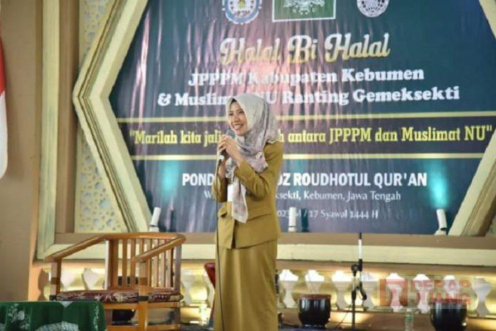 Wabup Ristawati. Wabup Ristawati hadiri Halal Bi Halal JPPPM Kebumen.