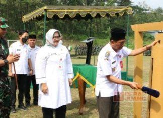 Mbak Yuni Hadiri Pembukaan TMMD Tahap I di Bukuran