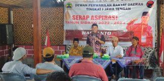 Hartanto Serap Aspirasi Kader dan Masyarakat Tegalmulyo