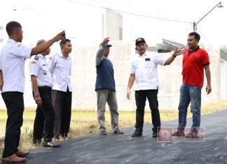 Rober dan Prasetya Kompak Tinjau Perbaikan Jalan di Manggung