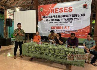 Suyadi Gelar Serap Aspirasi dengan Masyarakat Glintang