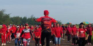 Gelar Senam SICITA, Harris dan Glompong: Untuk Solidkan Barisan Kaum Perempuan.