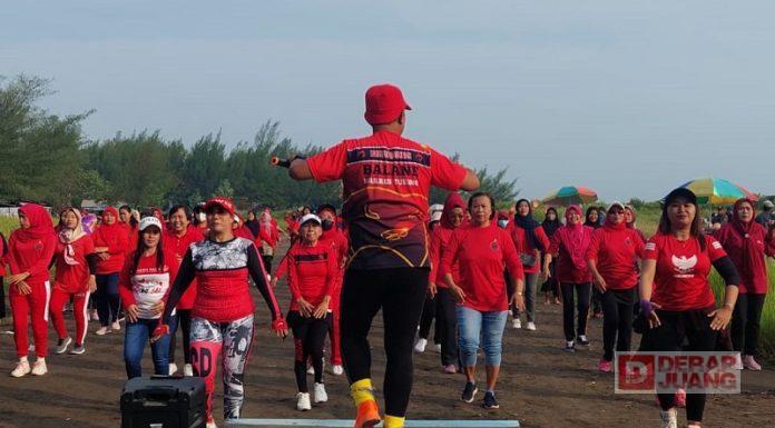 Gelar Senam SICITA, Harris dan Glompong: Untuk Solidkan Barisan Kaum Perempuan.