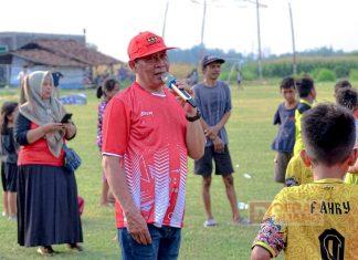 Gelar Turnamen Bola, Nursidik Harapkan 'Nursidik Cup' Jadi Ajang Jaring Atlit Cilik.