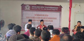 Gelar Sosialisasi 4 Pilar, Ir. Sudjadi Ingin Wujudkan Pembangunan Desa Yang Berkeadilan Gelar Sosialisasi 4 Pilar, Ir. Sudjadi Ingin Wujudkan Pembangunan Desa Yang Berkeadilan.