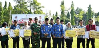 Peringati Harkitnas, Wabup Riswadi Pimpin Upacara Dengan Forkompinda.