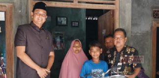 Hamenang Beri Bantuan Sepeda untuk Seorang Bocah di Kenaiban