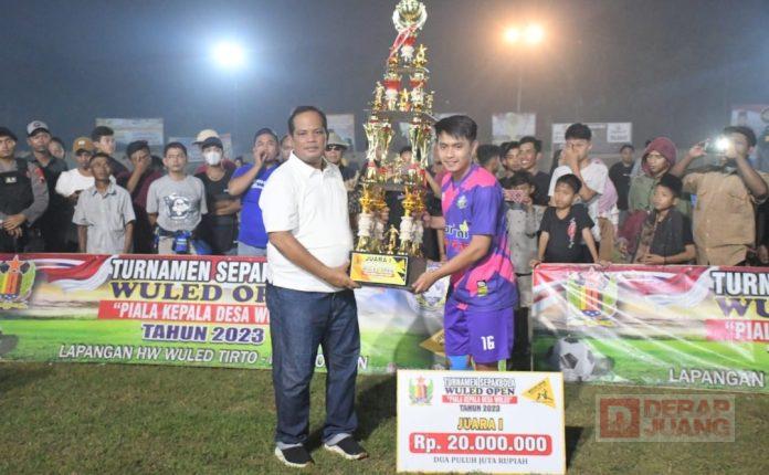 Apresiasi 'Kades Wuled Cup', Riswadi Harap Munculkan Pemain Bola Berbakat.