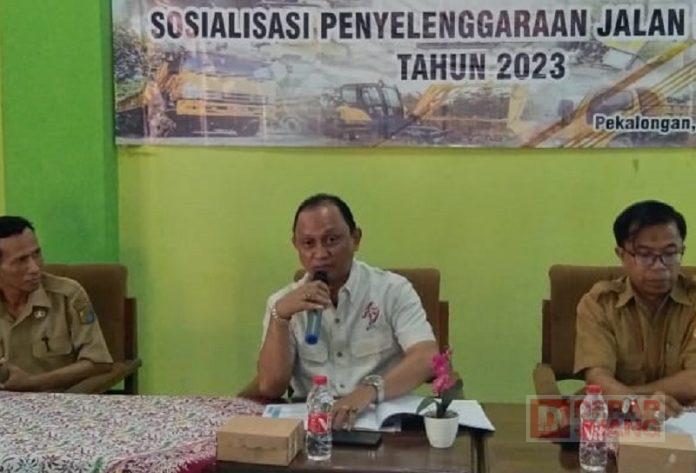 Agung Satria Ajak Warga Beri Masukan Dalam Penyelenggaraan Jalan Provinsi.