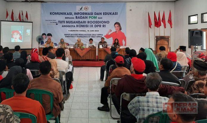 Ajak Masyarakat Kendal Pahami Obat, Tuti Roosdiono Adakan Sosialisasi