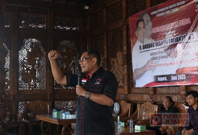 Andang Berikan Sosialisasi Penguatan Demokrasi Daerah