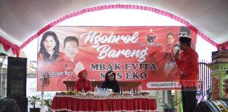 Bersama Bupati dan Masyarakat Desa Banjardowo, Evita Nursanty Dengarkan Aspirasi