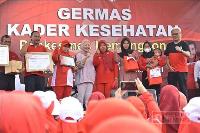 Bupati Tiwi Giatkan Germas Guna Cegah Penyakit Tidak Menular
