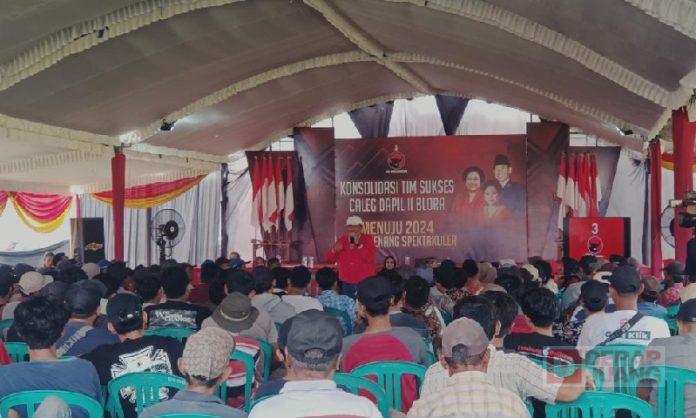 DPC PDI Perjuangan Blora Lakukan Konsolidasi Tim Pemenangan Calon Legislatif