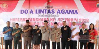 Hadiri Doa Lintas Agama, Mbak Etik Harap Sinergitas Semakin Kuat