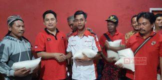 Jaga Stabilitas Ketahanan Pangan, Pujiyono Berikan Bantuan Beras di Bantarsari dan Gandrungmangu