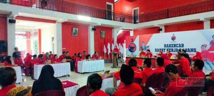 Jelang Acara Puncak Peringatan Bulan Bung Karno, DPC PDI Perjuangan Banjarnegara Gelar Rakercab