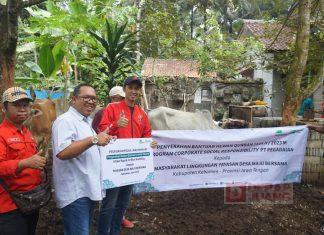 Komunitas Juang Banyumas Terima Hewan Qurban dari Mbak Puan