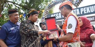 Kunjungan Menparekraf di Pekunden, Bupati Husein Kenalkan Wisata Kampung Mino