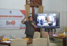Launching Aplikasi BaSO, Taufik Berharap Bansus Pemdes Lebih Terukur