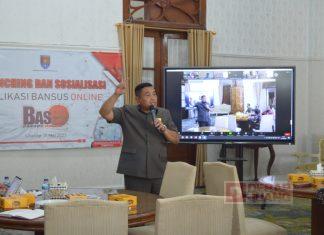Launching Aplikasi BaSO, Taufik Berharap Bansus Pemdes Lebih Terukur
