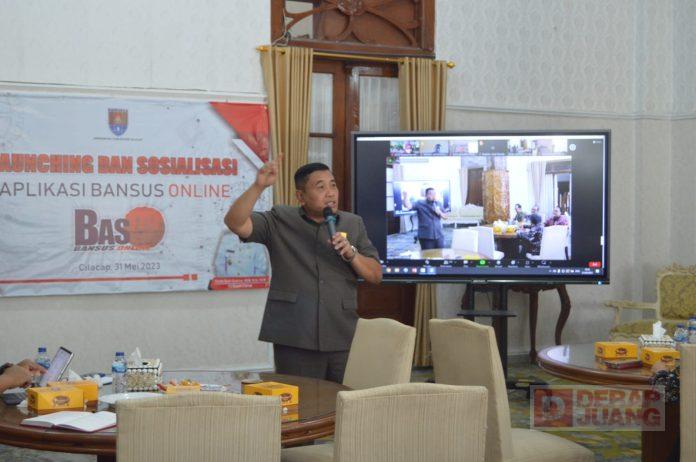 Launching Aplikasi BaSO, Taufik Berharap Bansus Pemdes Lebih Terukur