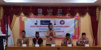 Lusia Indah Serahkan Penghargaan Lomba Pandu Citraloka 2023
