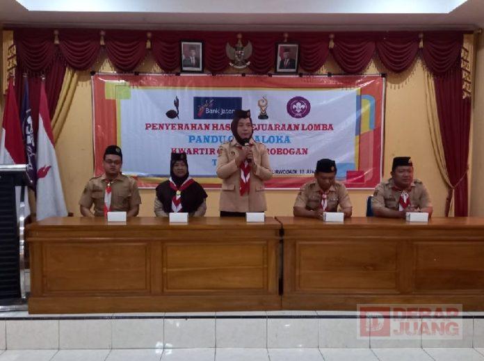 Lusia Indah Berikan Penghargaan Lomba Pandu Citraloka 2023