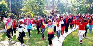 Menjaga Kebugaran Tubuh, Daryono Gelar Senam SICITA