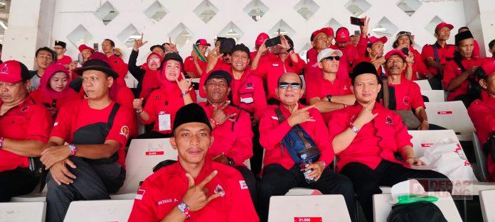PDI Perjuangan Banjarnegara Berangkatkan 260 Kader Partai Ikuti Puncak Bulan Bung Karno di GBK