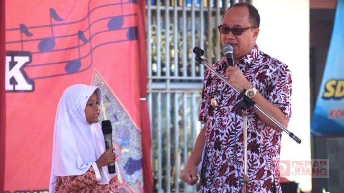 Sadewo Buka Gebyar Kreasi dan Pentas Seni SDN 4 Kranji