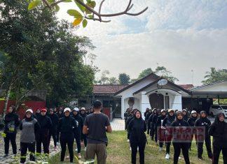 Satgas Cakra Buana Banyumas Gelar Latihan Kedisiplinan