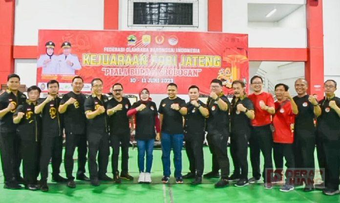 Sri Sumarni Resmi Tutup Kejurprov Barongsai Piala Bupati 2023