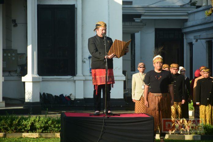 Upacara Harlah Pancasila, Bung Dance Emban Tugas Sebagai Pembaca Teks Pembukaan UUD 1945
