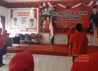 DPC Kebumen Gelar Upacara Peringatan Hari Lahir Pancasila