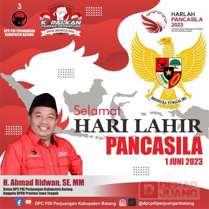 Peringati Harlah Pancasila, Ridwan: Momentum Tuk Junjung Nasionalisme.