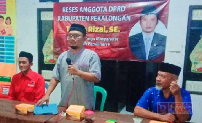 Reses Dengan PAC dan Ranting, Taufiq Rizal Ajak Jaga Kesolidan Barisan.