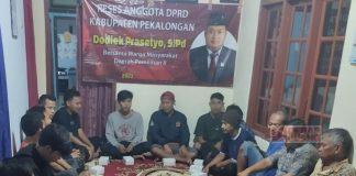 Serap Aspirasi Pemuda Sidomulyo, Dodiek Prasetyo Ajak Kawal Pemilu