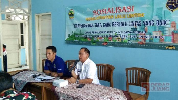 Sosialisasi Tertib Berlalu Lintas, Agung Satria Ajak Jaga Keselamatan di Jalan.