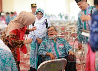 Sri Mulyani Hadiri Giat Pamit Calon Jamaah Haji Klaten