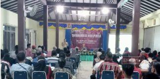 Sukirno Gelar Sosialisasi Non Perda di Kelurahan Gergunung