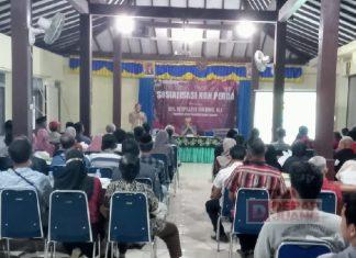 Sukirno Gelar Sosialisasi Non Perda di Kelurahan Gergunung