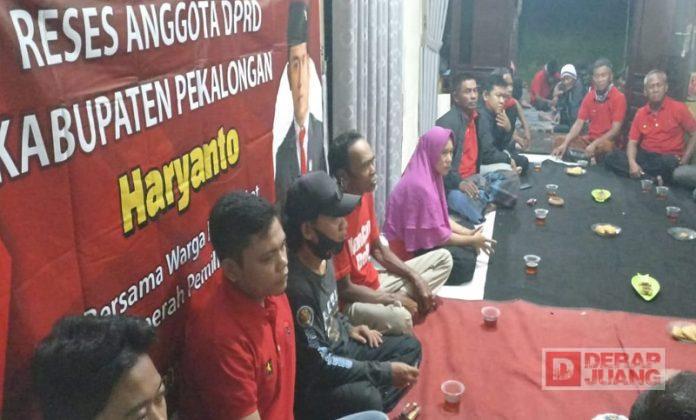 Reses Bareng PAC-Ranting, Haryanto Ajak Solid Bergerak Jemput Kemenangan.