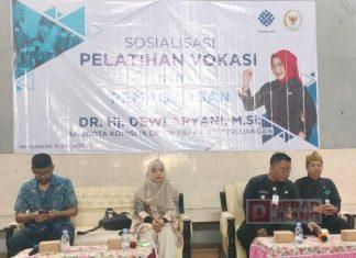 Gandeng Kemnaker RI, Dewi Aryani Gelar Sosialisasi Pelatihan Vokasi